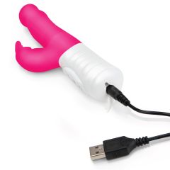 Rabbit Essential RR Rechargeable Slim Shaft Rabbit Hot Pink