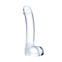 Glas 7inch Realistic Curved Dildo Clear